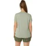 Camisola de Manga Curta Mulher Asics Core Azeitona de Asics, Mulher - Ref: S64126879, Preço: 20,82 €, Desconto: %