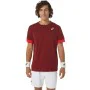 Camiseta de Manga Corta Hombre Asics Court Rojo Oscuro Tenis de Asics, Hombre - Ref: S64126881, Precio: 29,06 €, Descuento: %