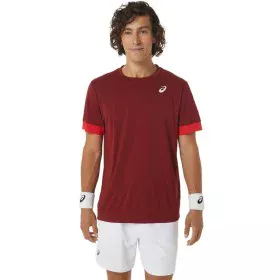 Maglia a Maniche Corte Uomo Asics Court Rosso Scuro Tennis di Asics, Uomo - Rif: S64126881, Prezzo: 29,06 €, Sconto: %