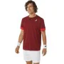 Men’s Short Sleeve T-Shirt Asics Court Dark Red Tennis by Asics, Men's - Ref: S64126881, Price: 29,06 €, Discount: %