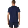 Men’s Short Sleeve T-Shirt Asics Court Navy Blue Tennis by Asics, Men's - Ref: S64126884, Price: 33,23 €, Discount: %