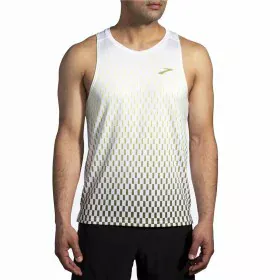 Maglia Smanicata da Uomo Brooks Atmosphere Bianco di Brooks, Uomo - Rif: S64126887, Prezzo: 29,81 €, Sconto: %