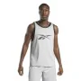 Camiseta de baloncesto Reebok Gris claro de Reebok, Hombre - Ref: S64126913, Precio: 30,76 €, Descuento: %