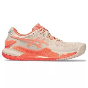 Chaussures de Tennis pour Femmes Asics Gel-Resolution 9 Clay Saumon de Asics, Baskets - Réf : S64127087, Prix : 108,43 €, Rem...