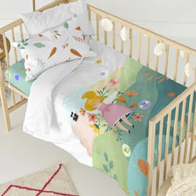 Duvet cover set HappyFriday Mr Fox Dreaming Multicolour Baby Crib 2 Pieces by HappyFriday, Quilts and quilt covers - Ref: D16...