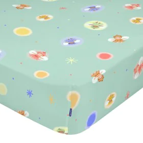 Fitted sheet HappyFriday MR FOX Multicolour 105 x 200 x 32 cm by HappyFriday, Sheets and pillowcases - Ref: D1612941, Price: ...