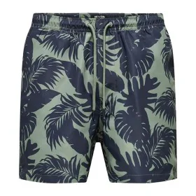 Men’s Bathing Costume Only & Sons Onsted Life Flower 2 Green by Only & Sons, Swimwear - Ref: S64127233, Price: 18,45 €, Disco...