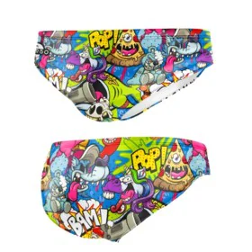 Slip da Uomo Turbo Waterpolo Turbo Loki Comic Azzurro Multicolore di Turbo, Abbigliamento da bagno - Rif: S64127234, Prezzo: ...