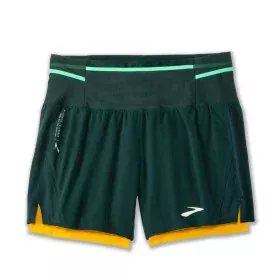 Calções de Desporto para Homem Brooks High Point 5" 2-in-1 Verde de Brooks, Homem - Ref: S64127264, Preço: 60,61 €, Desconto: %