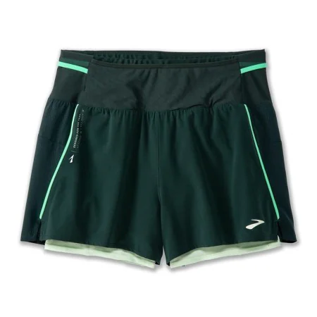 Calções de Desporto para Mulher Brooks High Point 3" 2-in-1 2.0 Verde de Brooks, Mulher - Ref: S64127265, Preço: 61,63 €, Des...