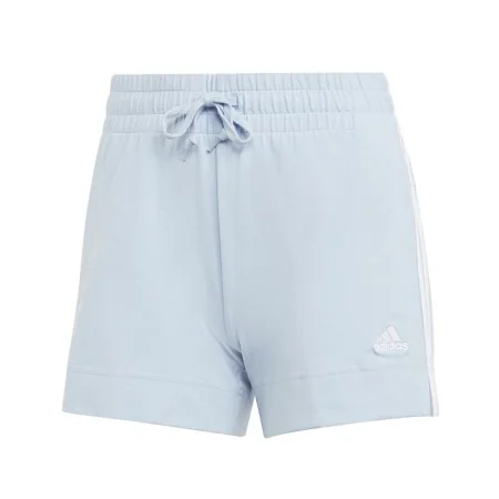 Calções de Desporto para Mulher Adidas 3 Stripes Sj Azul Claro de Adidas, Mulher - Ref: S64127302, Preço: 25,03 €, Desconto: %