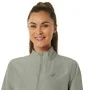 Veste de Sport pour Femme Asics Core Gris Blanc de Asics, Vêtements chauds - Réf : S64127327, Prix : 46,50 €, Remise : %