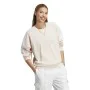 Polar com Capuz Mulher Adidas 3 Stripes Ft Swt Branco Bege de Adidas, Mulher - Ref: S64127334, Preço: 45,36 €, Desconto: %