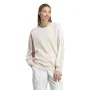 Polar com Capuz Mulher Adidas 3 Stripes Ft Swt Branco Bege de Adidas, Mulher - Ref: S64127334, Preço: 45,36 €, Desconto: %