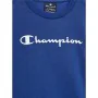 Felpa con Cappuccio Bambino Champion Crewneck Azzurro Bianco di Champion, Bambino - Rif: S64127339, Prezzo: 25,03 €, Sconto: %