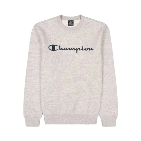 Felpa con Cappuccio Uomo Champion Crewneck Bianco Grigio di Champion, Uomo - Rif: S64127340, Prezzo: 38,94 €, Sconto: %