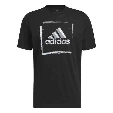 Camiseta de Manga Corta Hombre Adidas Negro (S) de Adidas, Hombre - Ref: S64127691, Precio: 28,99 €, Descuento: %