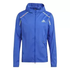 Casaco de Desporto para Homem Adidas Marathon Azul (S) de Adidas, Roupa de abrigo - Ref: S64127714, Preço: 69,18 €, Desconto: %