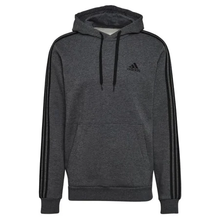 Sweat à capuche homme Adidas 3 Stripes Gris clair de Adidas, Homme - Réf : S64127746, Prix : 49,48 €, Remise : %