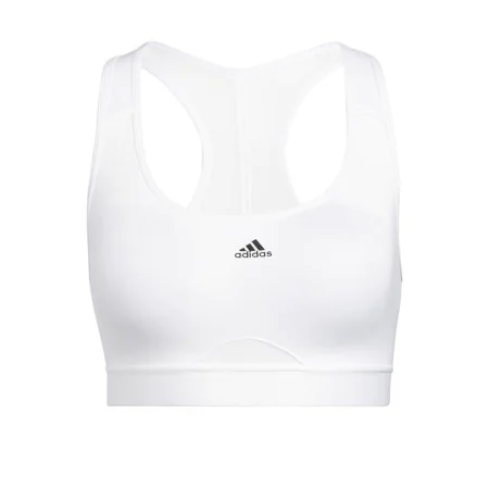 Sujetador Deportivo Adidas Pwr Ms Pd Blanco de Adidas, Mujer - Ref: S64127758, Precio: 37,91 €, Descuento: %