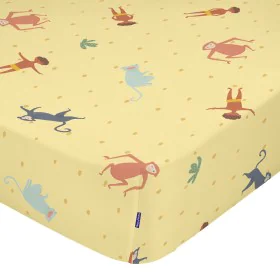 Fitted sheet HappyFriday MR FOX Multicolour 105 x 200 x 32 cm by HappyFriday, Sheets and pillowcases - Ref: D1612994, Price: ...