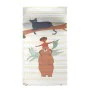 Couvre-lit HappyFriday Mr Fox Jungle Life Multicouleur 200 x 260 cm de HappyFriday, Boutis et couvre-lits - Réf : D1612999, P...