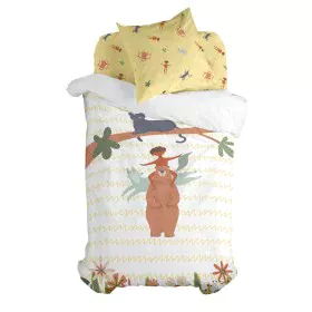 Juego de funda nórdica HappyFriday Mr Fox Jungle life Multicolor Cama de 80 2 Piezas de HappyFriday, Edredones y fundas para ...