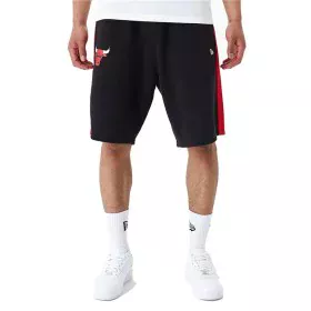 Pantaloni Corti Sportivi da Uomo New Era NBA MESH PANEL OS SHORTS CHIBUL 60435477 Nero di New Era, Uomo - Rif: S64132009, Pre...