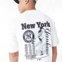 Camiseta de Manga Corta Hombre New Era MLB PLAYER GRPHC OS TEE NEYYAN 60435538 Blanco (L) de New Era, Hombre - Ref: S64132030...