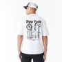 Camiseta de Manga Corta Hombre New Era MLB PLAYER GRPHC OS TEE NEYYAN 60435538 Blanco (L) de New Era, Hombre - Ref: S64132030...