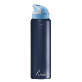 Water bottle Laken Summit Blue 1 L Stainless steel Plastic by Laken, Canteens & Water Bottles - Ref: S64136679, Price: 27,78 ...