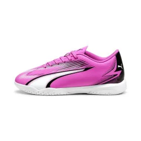 Chuteiras de Futebol de Salão Infantis Puma Ultra Play Branco Rosa-escuro Infantil Unissexo de Puma, Ténis - Ref: S64137332, ...