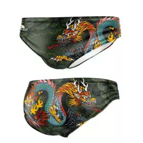 Slip de Hombre Turbo Comic-Dragon Negro Verde oscuro de Turbo, Ropa de baño - Ref: S64137470, Precio: 33,23 €, Descuento: %