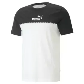 Camisola de Manga Curta Homem Puma Ess Block X de Puma, Homem - Ref: S64137691, Preço: 28,40 €, Desconto: %