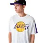 Maglia a Maniche Corte Uomo New Era NBA Colour Block LA Lakers Bianco di New Era, Uomo - Rif: S64139455, Prezzo: 36,46 €, Sco...