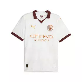 T-Shirt de Futebol de Manga Curta Homem Puma Manchester City Away Branco de Puma, Homem - Ref: S64139458, Preço: 83,64 €, Des...