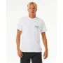 Camisola de Manga Curta Homem Rip Curl Stapler Branco de Rip Curl, Homem - Ref: S64139463, Preço: 22,80 €, Desconto: %