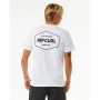 Men’s Short Sleeve T-Shirt Rip Curl Stapler White by Rip Curl, Men - Ref: S64139463, Price: 22,80 €, Discount: %