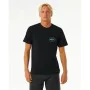 Camisola de Manga Curta Homem Rip Curl Stapler Preto de Rip Curl, Homem - Ref: S64139464, Preço: 23,99 €, Desconto: %