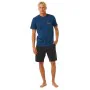 Camiseta de Manga Corta Hombre Rip Curl Stapler Azul de Rip Curl, Hombre - Ref: S64139465, Precio: 22,80 €, Descuento: %