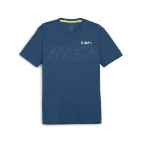 Camisola de Manga Curta Homem Puma Run Favourite Azul escuro de Puma, Homem - Ref: S64139478, Preço: 32,29 €, Desconto: %