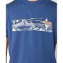 Camiseta de Manga Corta Hombre Rip Curl Paradise Land Azul de Rip Curl, Hombre - Ref: S64139481, Precio: 27,66 €, Descuento: %