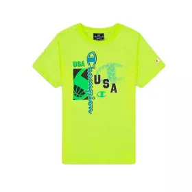 Camiseta de Manga Corta Hombre Champion Crewneck Verde Claro de Champion, Hombre - Ref: S64139507, Precio: 17,22 €, Descuento: %