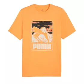 Men’s Short Sleeve T-Shirt Puma Graphics Mountain e Clementine Orange by Puma, Men - Ref: S64139517, Price: 23,68 €, Discount: %