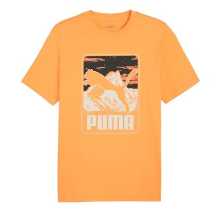 T-shirt à manches courtes homme Puma Graphics Mountain e Clementine Orange de Puma, Homme - Réf : S64139517, Prix : 23,68 €, ...