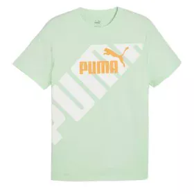 Men’s Short Sleeve T-Shirt Puma POWER Graphic Cyan by Puma, Men - Ref: S64139518, Price: 25,83 €, Discount: %