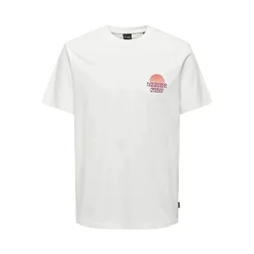 T-shirt à manches courtes homme Only & Sons Onskye Reg Blanc de Only & Sons, Homme - Réf : S64139539, Prix : 9,97 €, Remise : %