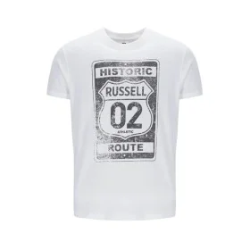 T-shirt à manches courtes homme Russell Athletic AMT A40471 de Russell Athletic, Homme - Réf : S64139549, Prix : 21,13 €, Rem...