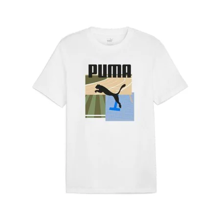 Camiseta de Manga Corta Hombre Puma GRAPHICS Summer Blanco de Puma, Hombre - Ref: S64139573, Precio: 23,07 €, Descuento: %