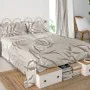 Drap HappyFriday Blanc Maple Multicouleur 180 x 270 cm de HappyFriday, Draps et taies d'oreiller - Réf : D1613230, Prix : 34,...